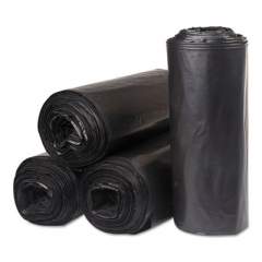 Inteplast Group Low-Density Commercial Can Liners, 33 gal, 0.58 mil, 33" x 39", Black, 10/Carton (SL3339HVK)