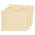 Universal Double-Ply Top Tab Manila File Folders, 1/3-Cut Tabs, Letter Size, 100/Box (16113)