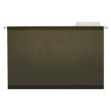 Universal Deluxe Reinforced Recycled Hanging File Folders, Legal Size, 1/3-Cut Tab, Standard Green, 25/Box (24213)