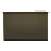 Universal Deluxe Reinforced Recycled Hanging File Folders, Legal Size, 1/3-Cut Tab, Standard Green, 25/Box (24213)