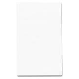 Universal Loose White Memo Sheets, 3 x 5, Unruled, Plain White, 500/Pack (35500)