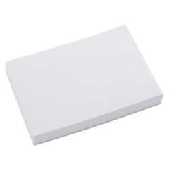 Universal Unruled Index Cards, 4 x 6, White, 100/Pack (47220)
