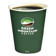 Green Mountain Coffee Paper Hot Cups, 12 oz, Green Mountain Design, Multicolor, 1,000/Carton (93766)
