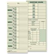 TOPS Time Clock Cards, Replacement for 331-10, Two Sides, 3.5 x 8.5, 500/Box (1291)