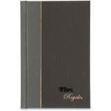 TOPS Royale Casebound Business Notebooks, 1 Subject, Medium/College Rule, Black/Gray Cover, 5.5 x 3.5, 96 Sheets (25229)