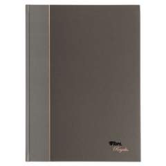 TOPS Royale Casebound Business Notebooks, 1 Subject, Medium/College Rule, Black/Gray Cover, 11.75 x 8.25, 96 Sheets (25232)