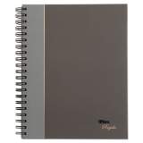 TOPS Royale Wirebound Business Notebooks, 1 Subject, Medium/College Rule, Black/Gray Cover, 8.25 x 5.88, 96 Sheets (25330)