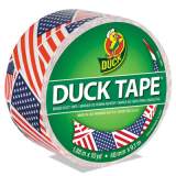 Duck Colored Duct Tape, 3" Core, 1.88" x 10 yds, Red/White/Blue US Flag (283046)