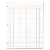 TOPS Data Pad with Numbered Column Headings, Data Chart Format, Wide/Legal Rule, 10 Columns, 50 White 8.5 x 11 Sheets (3619)