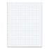 TOPS Cross Section Pads, Cross-Section Quadrille Rule (4 sq/in, 1 sq/in), 50 White 8.5 x 11 Sheets (35041)