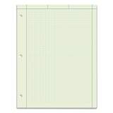 TOPS Engineering Computation Pads, Cross-Section Quadrille Rule (5 sq/in, 1 sq/in), Green Cover, 100 Green-Tint 8.5 x 11 Sheets (35500)
