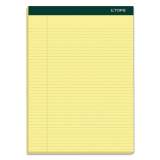 TOPS Double Docket Ruled Pads, Narrow Rule, 100 Canary-Yellow 8.5 x 11.75 Sheets, 6/Pack (63376)