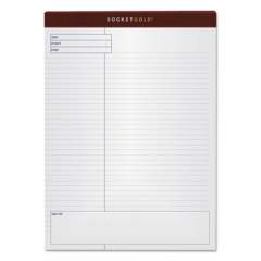 TOPS Docket Gold Planning Pads, Project-Management Format, Quadrille Rule (4 sq/in), 40 White 8.5 x 11.75 Sheets, 4/Pack (77102)