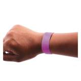 SICURIX Security Wristbands, 0.75" x 10", Purple, 100/Pack (85014)