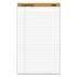 TOPS "The Legal Pad" Plus Ruled Perforated Pads with 40 pt. Back, Wide/Legal Rule, 50 White 8.5 x 14 Sheets, Dozen (71573)