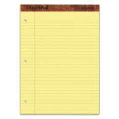 TOPS "The Legal Pad" Ruled Perforated Pads, Wide/Legal Rule, 50 Canary-Yellow 8.5 x 11.75 Sheets, Dozen (75351)