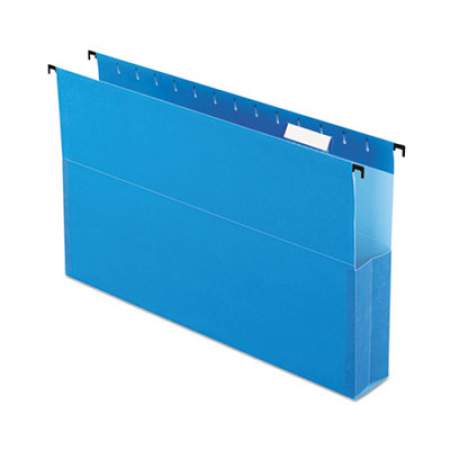 Pendaflex SureHook Reinforced Extra-Capacity Hanging Box File, Legal Size, 1/5-Cut Tab, Blue, 25/Box (59302)