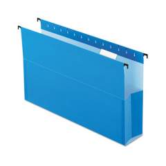 Pendaflex SureHook Reinforced Extra-Capacity Hanging Box File, Legal Size, 1/5-Cut Tab, Blue, 25/Box (59303)