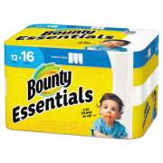 Bounty Essentials Select-A-Size Kitchen Roll Paper Towels, 2-Ply, 83 Sheets/Roll, 12 Rolls/Carton (74682)