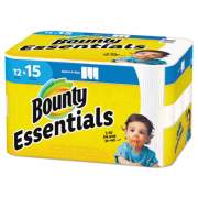 Bounty Essentials Select-A-Size Kitchen Roll Paper Towels, 2-Ply, 78 Sheets/Roll, 12 Rolls/Carton (75720)