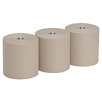 Pacific Blue Ultra Paper Towels, 1-Ply, 7.87" x 1,150 ft, Natural, 3 Rolls/Carton (26496)