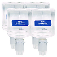 Pacific Blue Ultra Foam Hand Sanitizer Refill For Manual Dispensers, 1,000 mL, Fragrance-Free, 4/Carton (43335)