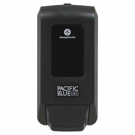 Pacific Blue Ultra Soap/Sanitizer Dispenser 1,200 mL, 5.6 x 4.4 x 11.5, Black (53057)