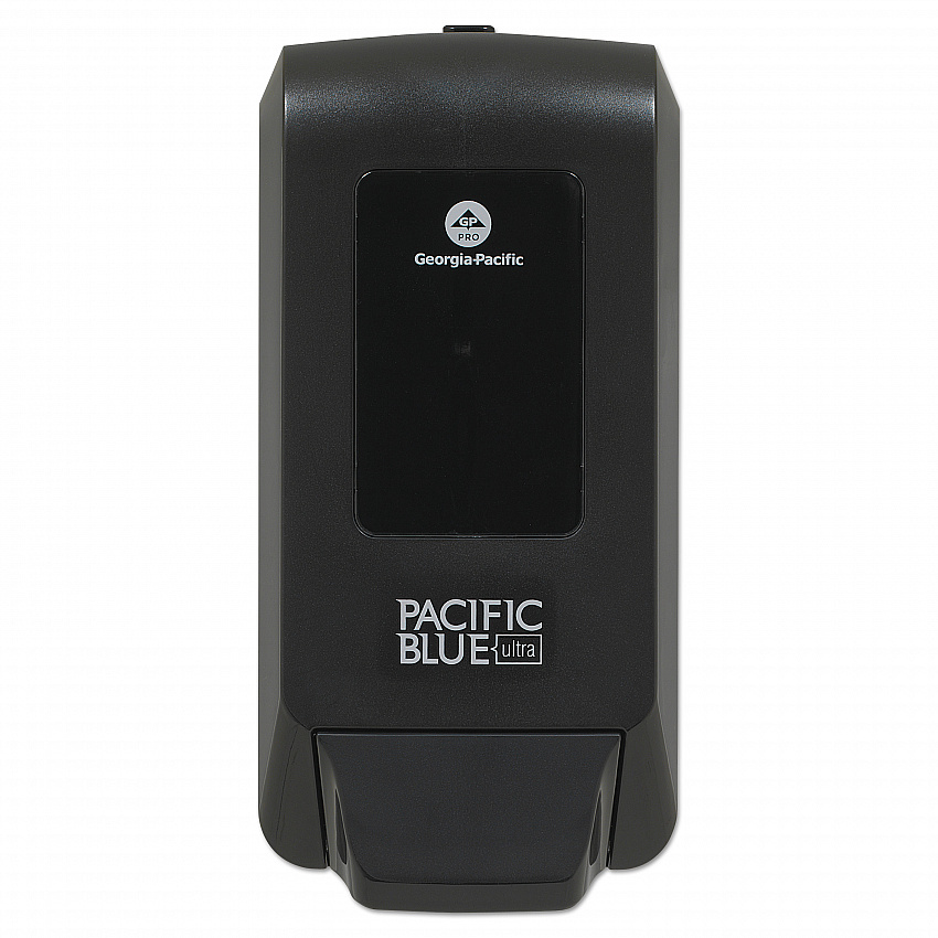Pacific Blue Ultra Soap/Sanitizer Dispenser 1,200 mL, 5.6 x 4.4 x 11.5, Black (53057)