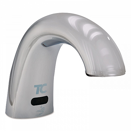 One Shot Soap Dispenser - Touch Free, Foam, 800 mL/1,600 mL, 11 x 14 x 3.5, Chrome (1938171)