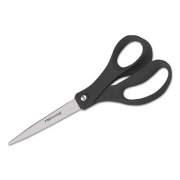 Fiskars Recycled Scissors, 10" Long, 8" Cut Length, Black Straight Handle (1508101001)