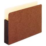 Pendaflex Redrope WaterShed Expanding File Pockets, 5.25" Expansion, Letter Size, Redrope (35344)