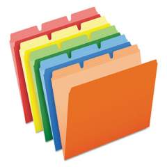 Pendaflex Ready-Tab Reinforced File Folders, 1/3-Cut Tabs, Letter Size, Assorted, 50/Pack (42338)
