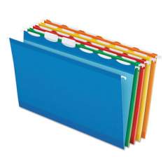 Pendaflex Ready-Tab Colored Reinforced Hanging Folders, Legal Size, 1/6-Cut Tab, Assorted, 25/Box (42593)