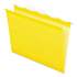 Pendaflex Ready-Tab Colored Reinforced Hanging Folders, Letter Size, 1/5-Cut Tab, Yellow, 25/Box (42624)