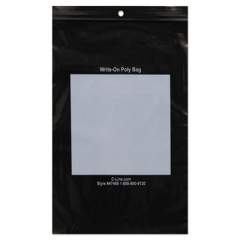 C-Line Write-On Poly Bags, 2 mil, 6" x 9", Black, 1,000/Box (47469)