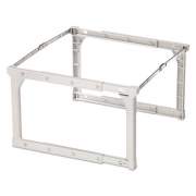 Pendaflex Plastic Snap-Together Hanging Folder Frame, Legal/Letter Size, 18" to 27" Long, White/Silver Accents (04441)