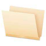 Pendaflex Manila Laminated Spine Shelf File Folders, Straight Tab, Letter Size, 100/Box (11035)