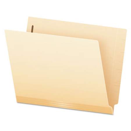 Pendaflex Manila Laminated End Tab Folders with Two Fasteners, Straight Tab, Letter Size, 11 pt. Manila, 50/Box (13160)