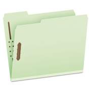 Pendaflex Heavy-Duty Pressboard Folders w/ Embossed Fasteners, Letter Size, Green, 25/Box (17178)