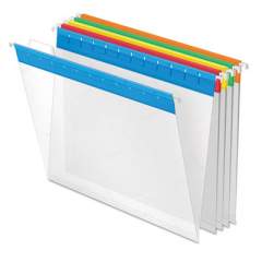 Pendaflex Poly Hanging Folders, Letter Size, 1/5-Cut Tab, Assorted, 25/Box (55708)