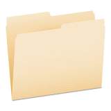 Pendaflex Manila File Folders, 1/2-Cut Tabs, Letter Size, 100/Box (75212)