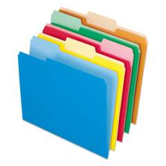 Pendaflex Interior File Folders, 1/3-Cut Tabs, Letter Size, Assortment 2, 100/Box (421013ASST)