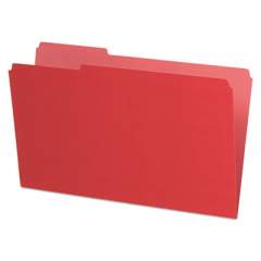 Pendaflex Interior File Folders, 1/3-Cut Tabs, Legal Size, Red, 100/Box (435013RED)