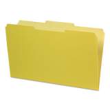 Pendaflex Interior File Folders, 1/3-Cut Tabs, Legal Size, Yellow, 100/Box (435013YEL)