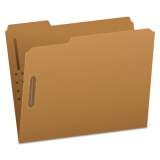 Pendaflex Kraft Folders with Two Fasteners, 1/3-Cut Tabs, Letter Size, Kraft, 50/Box (FK212)