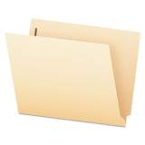 Pendaflex Manila End Tab Expansion Folders with One Fastener, 11-pt., 2-Ply Straight Tabs, Letter Size, 50/Box (H10U1)