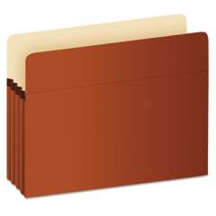 Pendaflex Pocket File, 3.5" Expansion, Legal Size, Red Fiber (S26E)