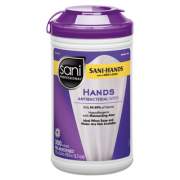 Sani Professional Antibacterial Wipes, 7.5 x 5, White, 300 Wipes/Canister, 6 Canister/CT (P44584CT)