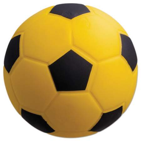 Champion Sports Coated Foam Sport Ball, For Soccer, Playground Size, Yellow (SFC)