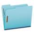 Pendaflex Earthwise by Heavy-Duty Pressboard Folders with Two Fasteners, 1/3-Cut Tabs, 2" Expansion, Letter Size, Light Blue, 25/Box (61542)